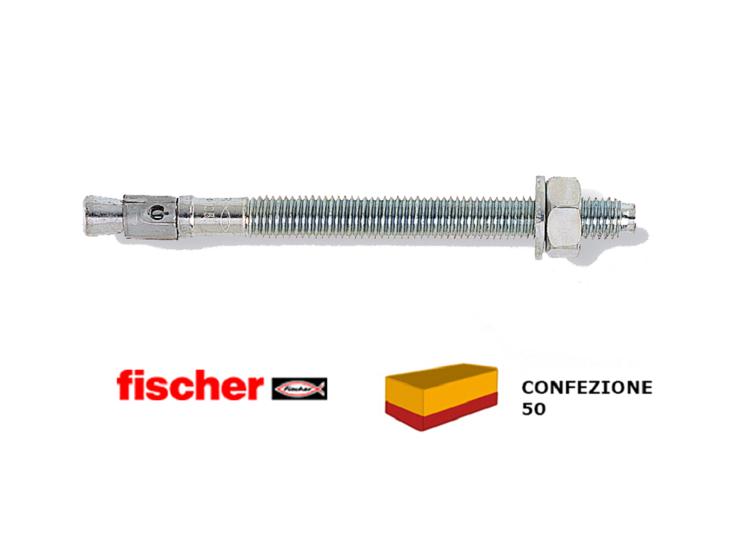 FBN II 10/10 10x85-10/50 10x125 Tassello Meccanico Metallo ad Espansione pz.50 | Fischer - immagine 1